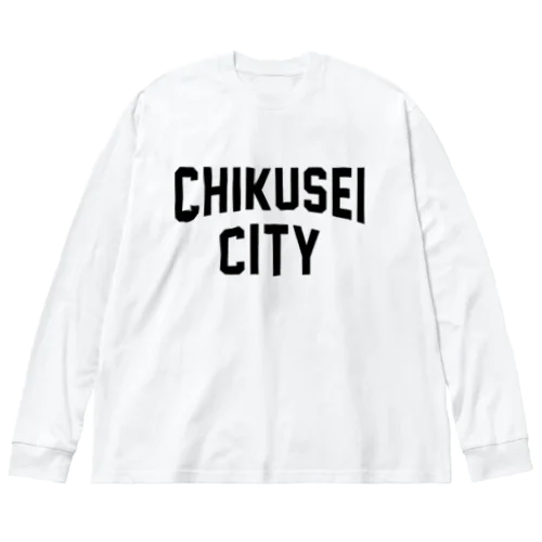 筑西市 CHIKUSEI CITY ビッグシルエットロングスリーブTシャツ
