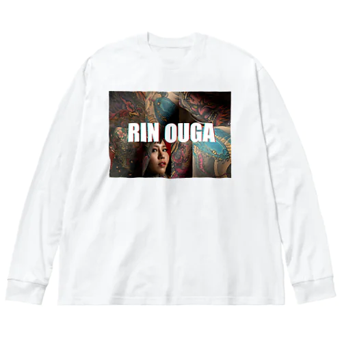 桜雅凛プリントTシャツ Big Long Sleeve T-Shirt