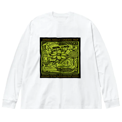 アンモナイトシネマ【yellow-green】 Big Long Sleeve T-Shirt