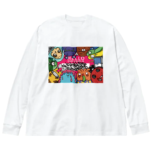 KAWAII GRAFFITI 集合！ Big Long Sleeve T-Shirt