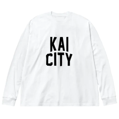 甲斐市 KAI CITY ビッグシルエットロングスリーブTシャツ