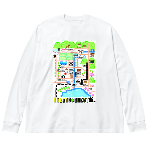 マキノクエスト Big Long Sleeve T-Shirt