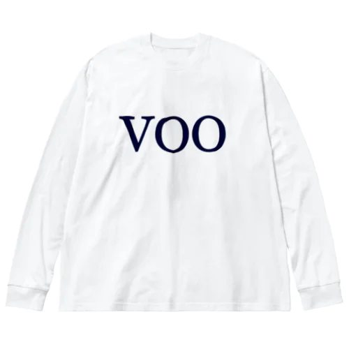 VOO for 米国株投資家 ビッグシルエットロングスリーブTシャツ