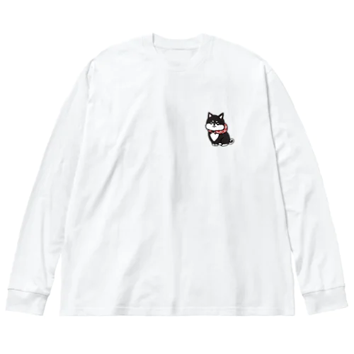 おすわり豆柴 ビッグシルエットロングスリーブTシャツ