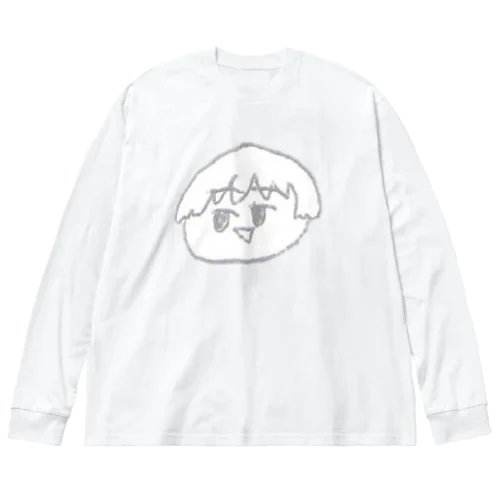 4コマ「美容院」タイトルキャラクター Big Long Sleeve T-Shirt