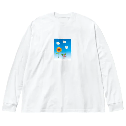 ましろとひまわり Big Long Sleeve T-Shirt