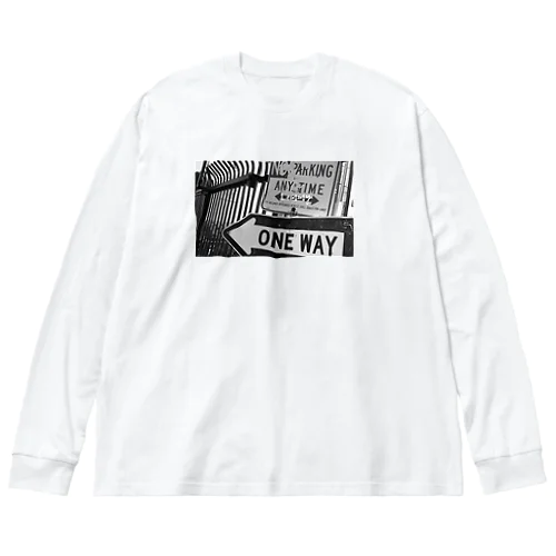 No Parking ビッグシルエットロングスリーブTシャツ