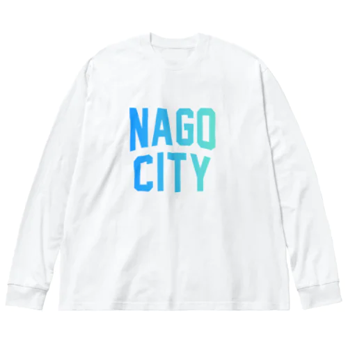 名護市 NAGO CITY Big Long Sleeve T-Shirt