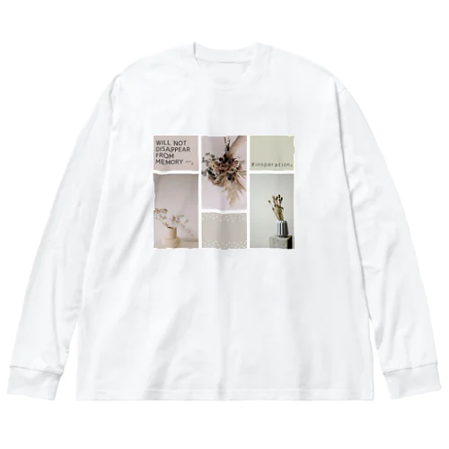 memory。ｱﾝﾆｭｲ･ﾋﾟﾝｸ ビッグシルエットロングスリーブTシャツ