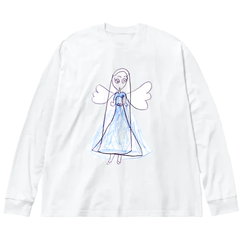 ドレスを着た天使 Big Long Sleeve T-Shirt