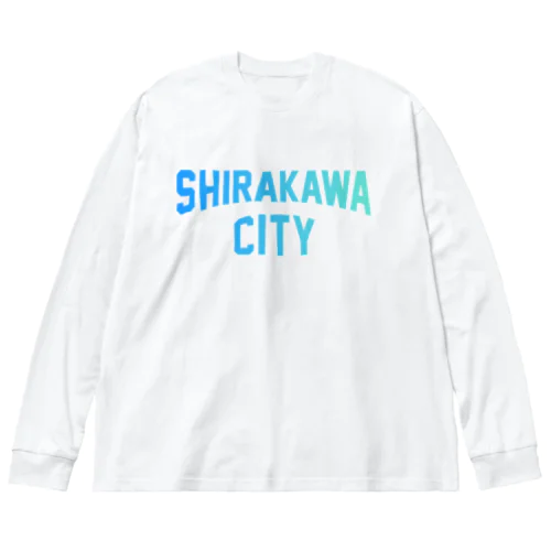 白河市 SHIRAKAWA CITY ビッグシルエットロングスリーブTシャツ