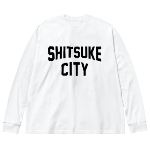 下野市 SHITSUKE CITY ビッグシルエットロングスリーブTシャツ