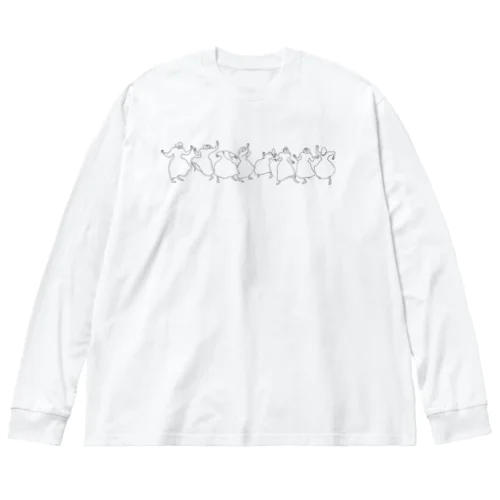 dancing girl Big Long Sleeve T-Shirt