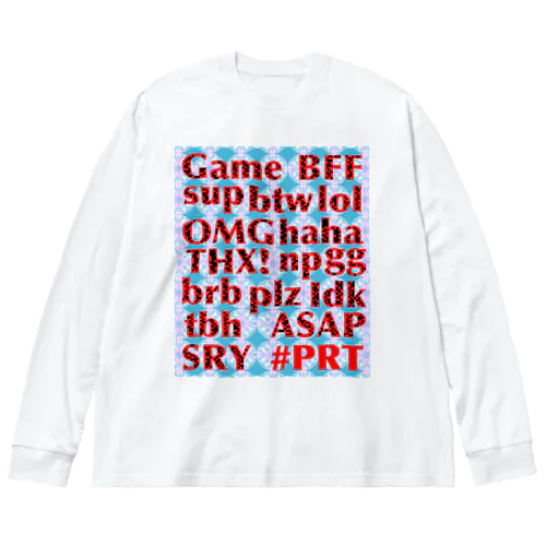 ネットスラング詰め合わせトップス Big Long Sleeve T-Shirt