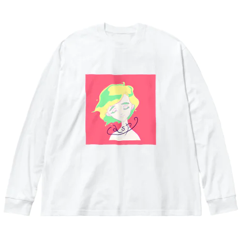 しえすぴ推し隊(ピンク) Big Long Sleeve T-Shirt