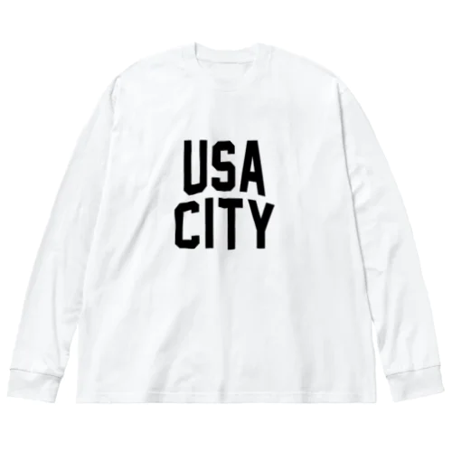 宇佐市 USA CITY ビッグシルエットロングスリーブTシャツ