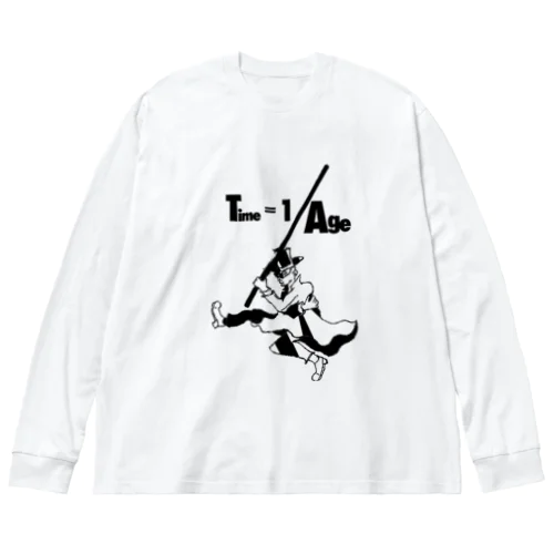 「Time-Magician」 Big Long Sleeve T-Shirt