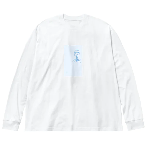 T2ファージくん ビッグシルエットロングスリーブTシャツ