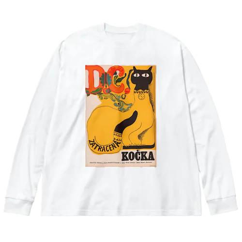 チェコ・KOCKA（=チェコ語で猫） ビッグシルエットロングスリーブTシャツ