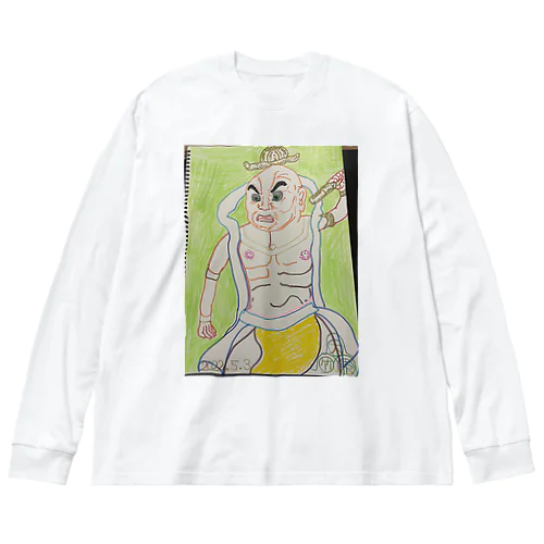 金剛力士像　阿形 Big Long Sleeve T-Shirt