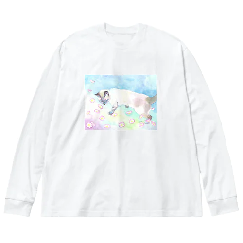 自由な心 Big Long Sleeve T-Shirt