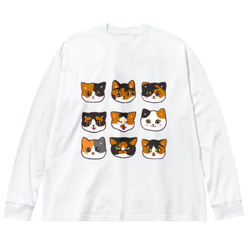 うちのミケちゃん ビッグシルエットロングスリーブTシャツ