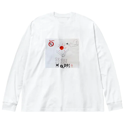 ハッピライフ Big Long Sleeve T-Shirt