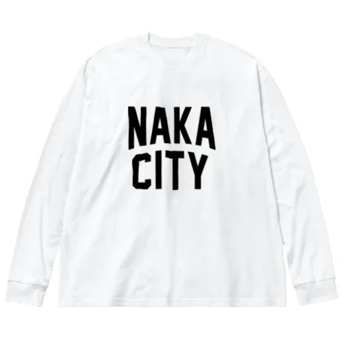 那珂市 NAKA CITY ビッグシルエットロングスリーブTシャツ