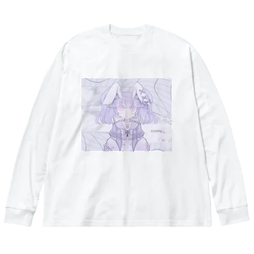 電子のうさぎ。（鈴子らん） Big Long Sleeve T-Shirt