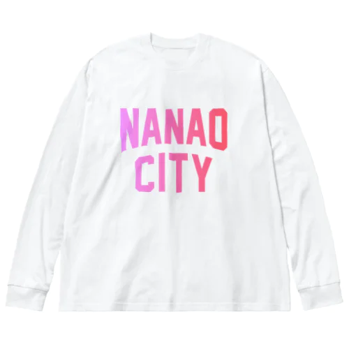 七尾市 NANAO CITY ビッグシルエットロングスリーブTシャツ