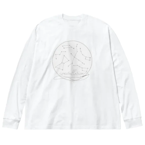 星空ステッチ ビッグシルエットロングスリーブTシャツ