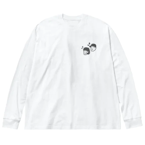 男の子と女の子 Big Long Sleeve T-Shirt