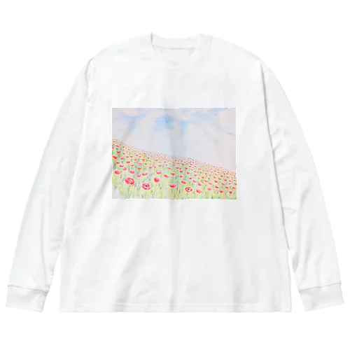 ポピー Big Long Sleeve T-Shirt