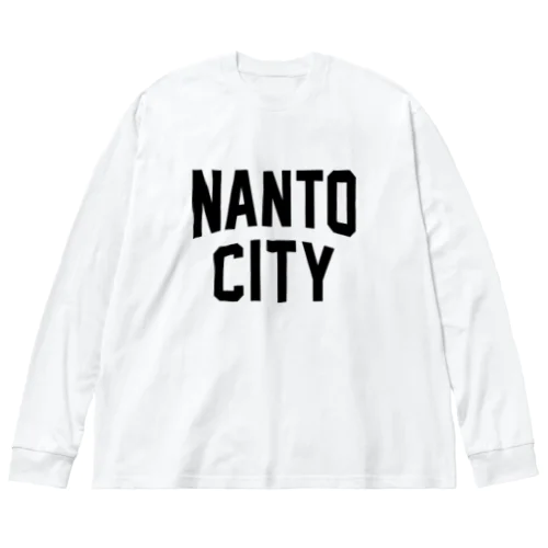 南砺市 NANTO CITY ビッグシルエットロングスリーブTシャツ