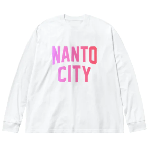 南砺市 NANTO CITY ビッグシルエットロングスリーブTシャツ