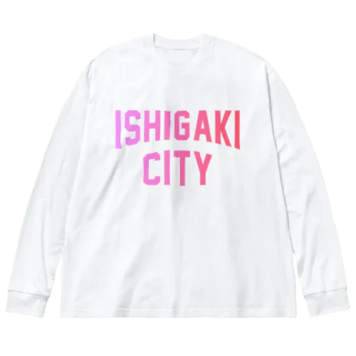 石垣市 ISHIGAKI CITY Big Long Sleeve T-Shirt