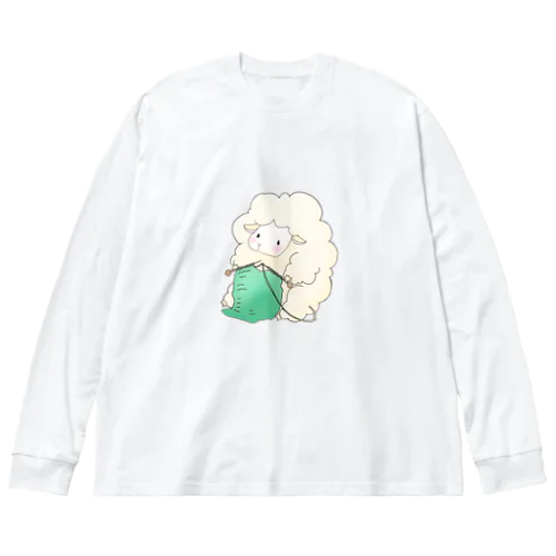 ひつじくん Big Long Sleeve T-Shirt