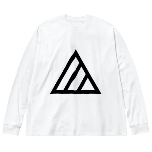 漂白マーク Big Long Sleeve T-Shirt