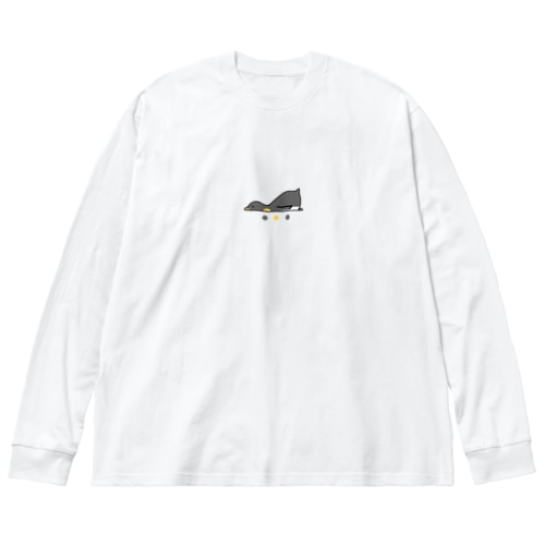 うたたねペンギン(エンペラー) Big Long Sleeve T-Shirt