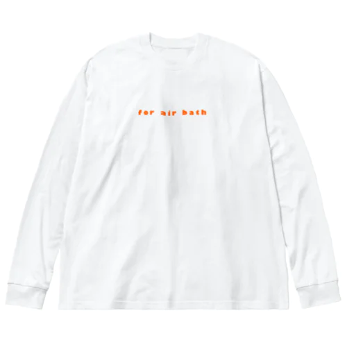 for air bath ビッグシルエットロングスリーブTシャツ