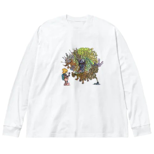 宇宙怪獣との遭遇 Big Long Sleeve T-Shirt