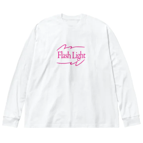 FLASH LOGO シリーズ ビッグシルエットロングスリーブTシャツ