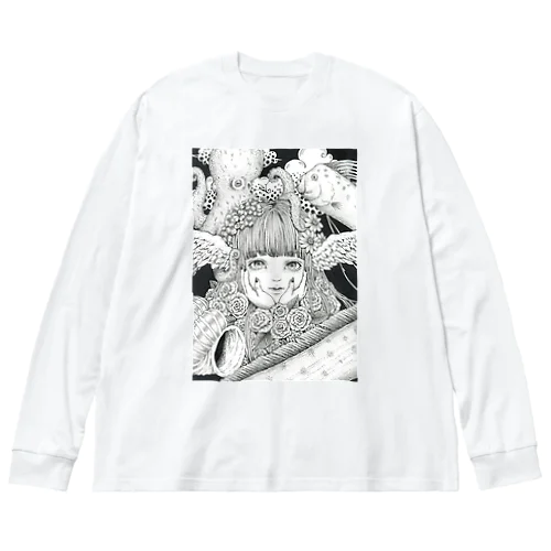 女の子 Big Long Sleeve T-Shirt