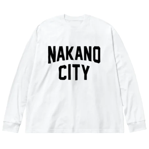 中野市 NAKANO CITY ビッグシルエットロングスリーブTシャツ