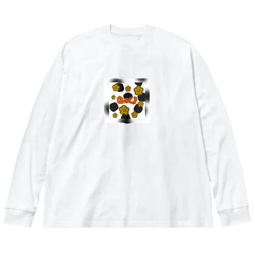 ちゃんぷるーフラワーdot ビッグシルエットロングスリーブTシャツ