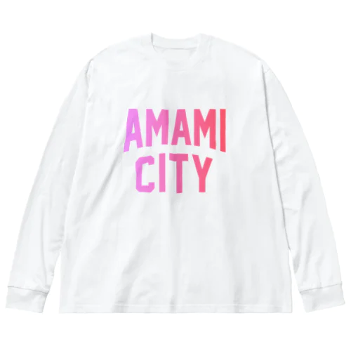 奄美市 AMAMI CITY Big Long Sleeve T-Shirt