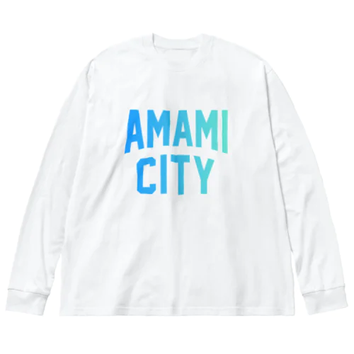 奄美市 AMAMI CITY Big Long Sleeve T-Shirt