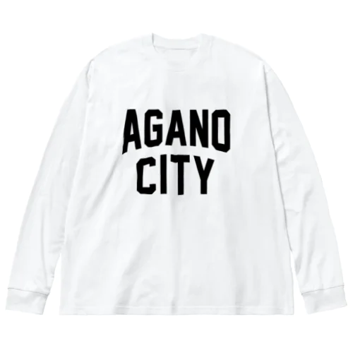 阿賀野市 AGANO CITY ビッグシルエットロングスリーブTシャツ