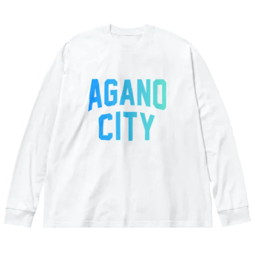 阿賀野市 AGANO CITY ビッグシルエットロングスリーブTシャツ