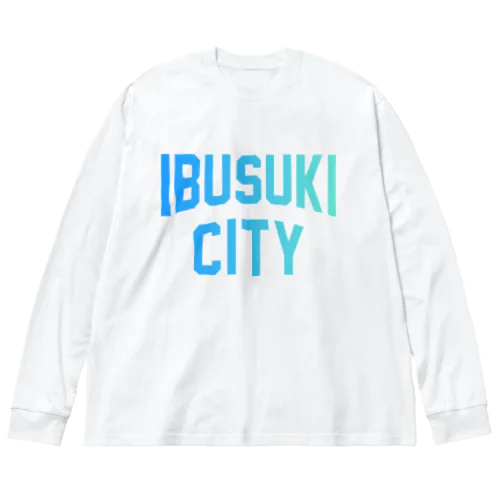 指宿市 IBUSUKI CITY ビッグシルエットロングスリーブTシャツ